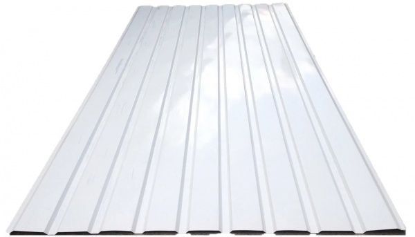 Профнастил глянцевий Strimex С-8 1225x2000 мм RAL 9003 білий