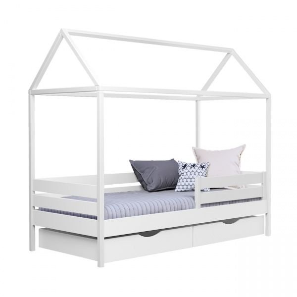 Кровать детская Estella Амми 80x190 см белый 