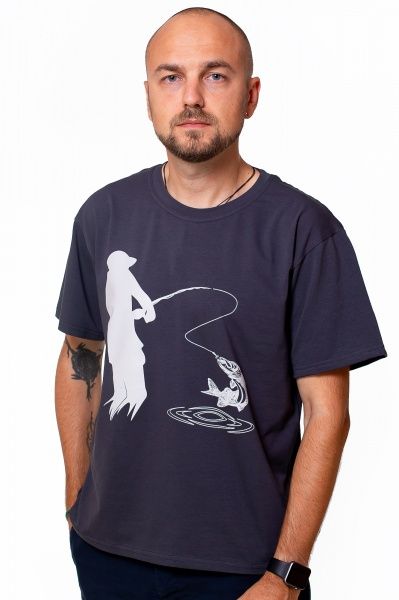 Футболка с коротким рукавом KOSTA 0204-4 р. 2XL (52) сіра р. XXL серый 