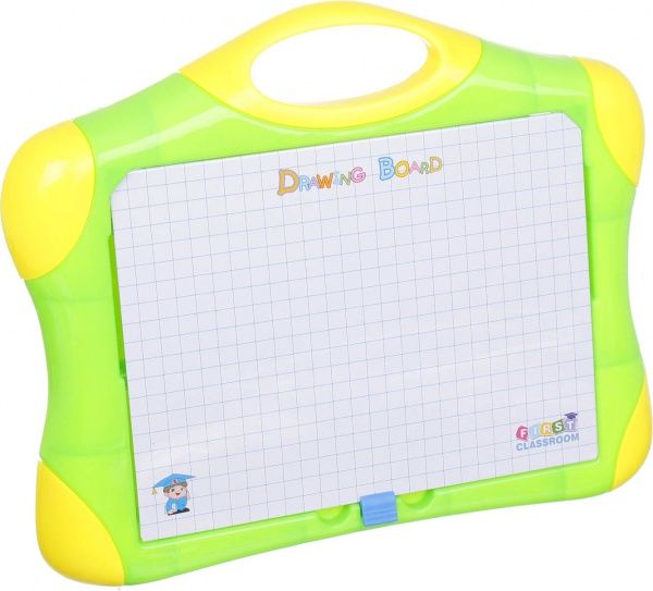 Доска магнитная First Classroom ABC с набором фигурок зеленая HM1115A/gree