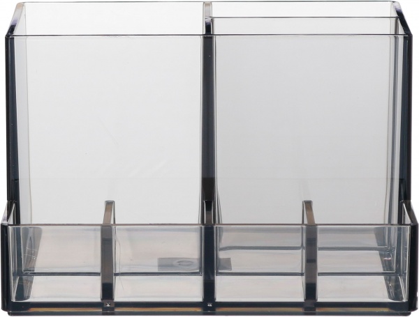 Органайзер для косметики Cute 14.0x10.2x9.0 см сірий 