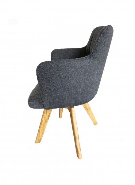 Стул Ben серый/дуб