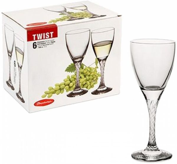 Набір бокалів для вина Twist 200 мл 6 шт. Pasabahce