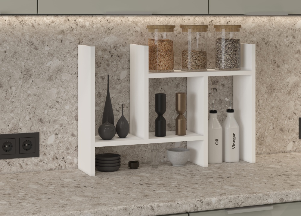 Полиця Грейд розсувна 450x450 мм білий аляска