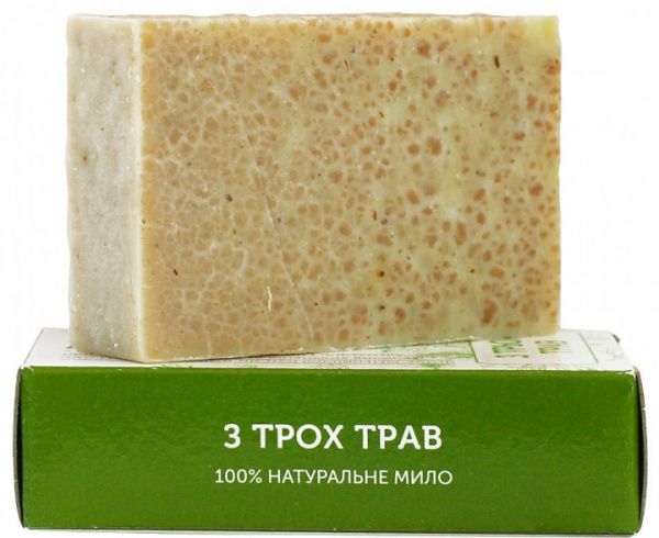 Мило органічне ЯКА З трьох трав 75 г