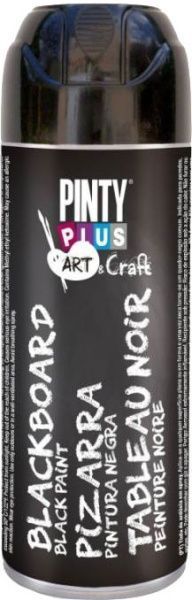 Краска аэрозольная с эффектом графитный доски черная 150 мл PINTYPLUS