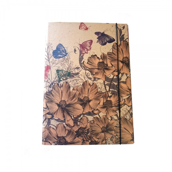 Папка-короб на резинке А4 25 мм крафт-покрытие в ассортименте iTEM