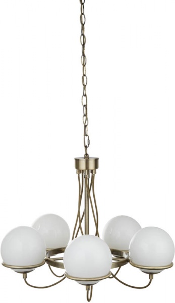 Люстра подвесная Arte Lamp BergamoA2990LM-5AB 5x40 Вт E14 античная бронза 