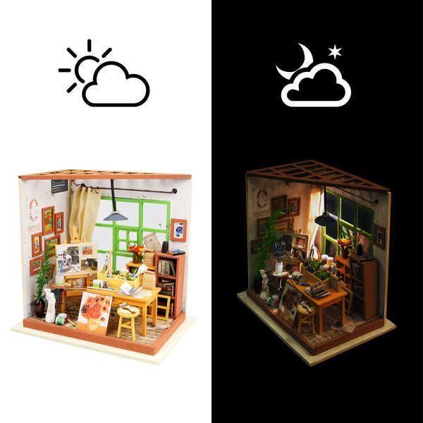 Конструктор Robotime DIY Майстерня художника DG103