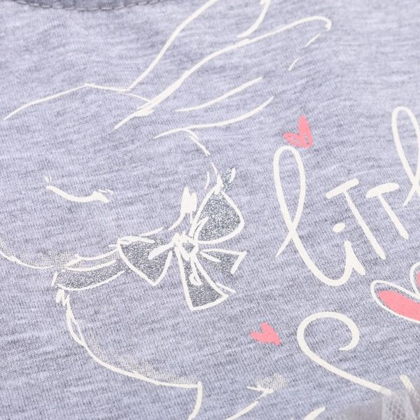 Платье Luna Kids р.116 серый меланж 