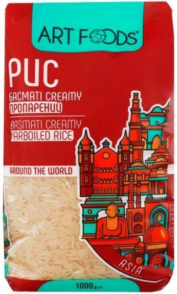 Рис Art Foods™ Басматі Creamy 1кг 
