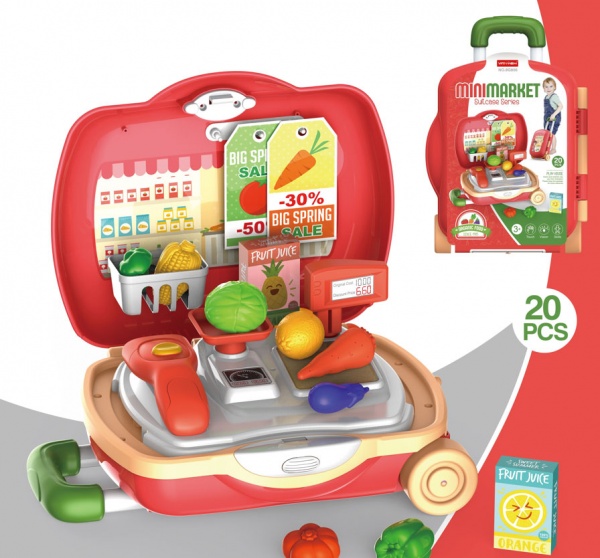Игровой набор Мини супермаркет в чемодане 20 шт. HSP1037617