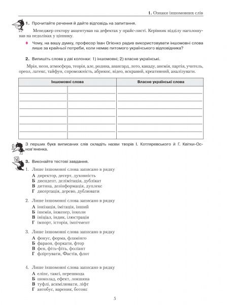 Книга Александр Авраменко «Українська мова. Правопис у таблицях, тестові завдання. Доповнене видання» 978-617-7563-04-3