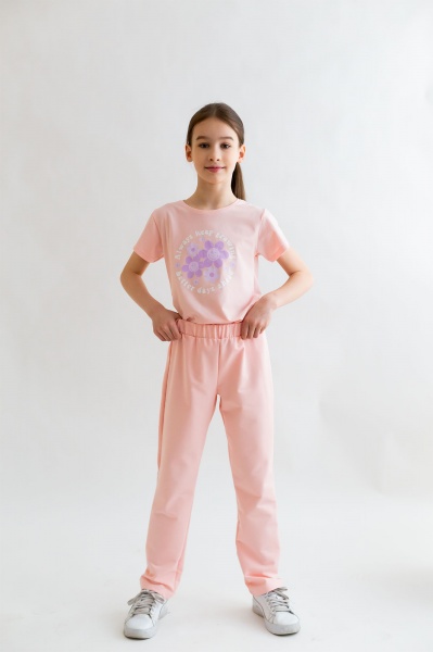 Штаны для девочек KOSTA р.122 розовый 2153-7 