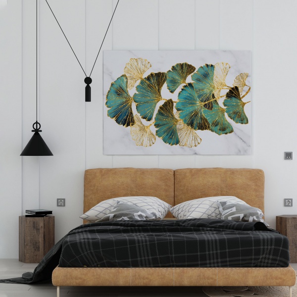 Картина на полотні Листя гінко 80x110 см WS Holst 2094651085 