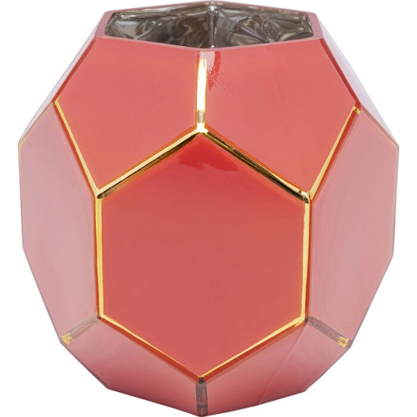 Ваза KARE Design Art Pastel 17 см красная 