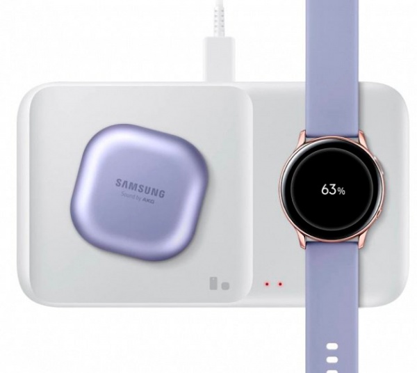 Бездротовий зарядний пристрій Samsung Wireless Charger Duo White (EP-P4300TWRGRU) 