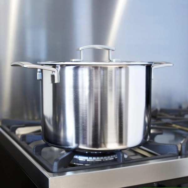 Каструля з кришкою 24 см., 8 л Silvinox Industry 5 40850-670-0 Demeyere