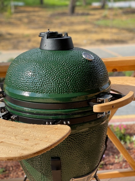 Гриль-барбекю керамический AUPLEX AU-21 (зеленый), диаметр 55 см/21.5'', вес 92 кг
