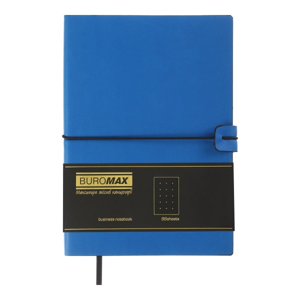 Блокнот недатированный Travel 96 лист. клетка синий Buromax A5