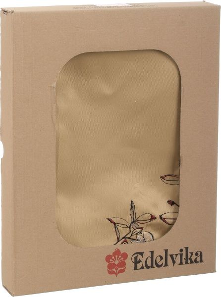 Скатерть «Цветочек» 648-16/00 140x180 см бежевый Эдельвика 