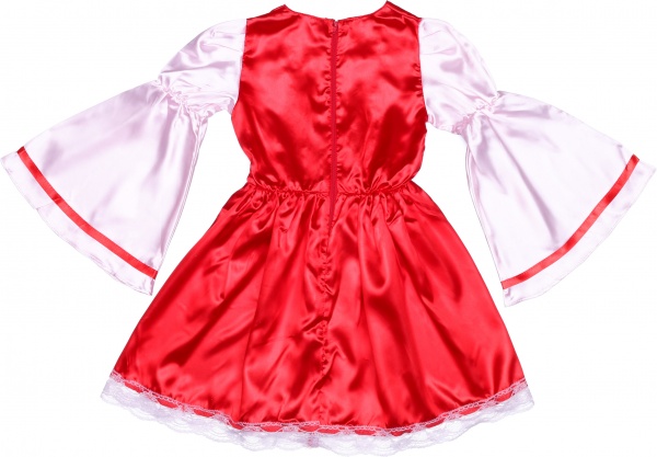 Костюм карнавальний КАРНАВАЛІЯ Червона шапочка р.122 червоний із білим 85019, 85119 