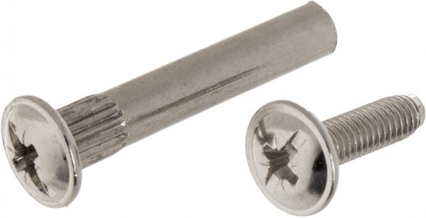 Болт стяжний декоративний міжсекційний М4 10 шт хром