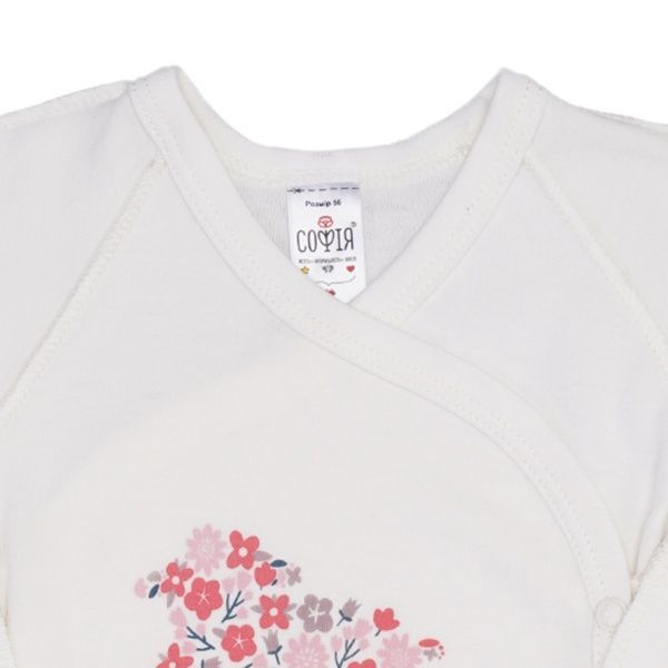 Боди детское ТМ Софія Flowers р.62 розовый 131362 