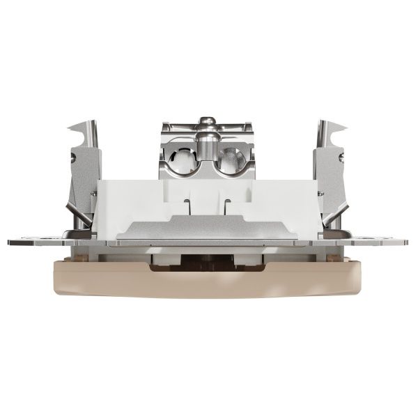 Розетка TV оконечная Schneider Electric Sedna Design без шторок без крышки бежевый SDD112471