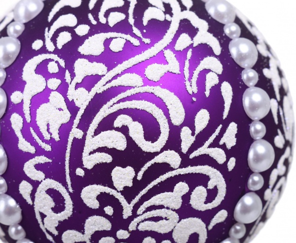 Шар декоративный Элит d 80 мм в ассортименте