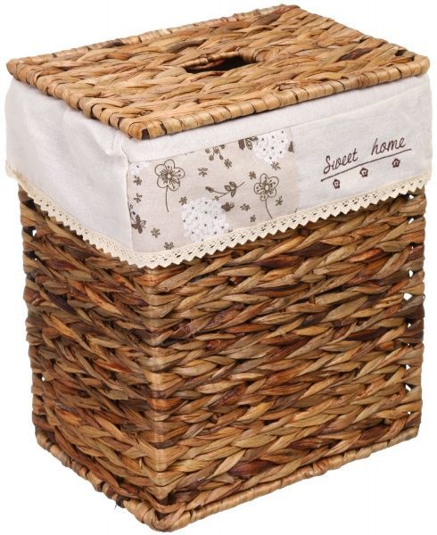 Кошик плетений Tony Bridge Basket з текстилем 36х26х44 см XTA19-61AB-2 