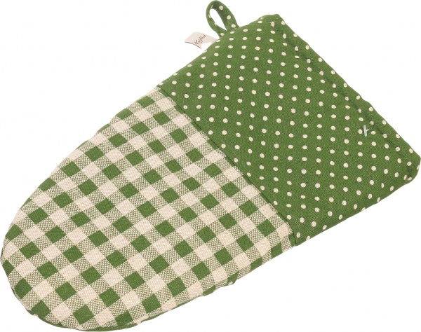 Прихватка Lucy Зеленая клетка 21x36 см красный La Nuit 