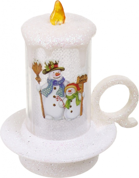 Свічка світлодіодна новорічна на підставці LZ-0811 світлодіодна (LED) 