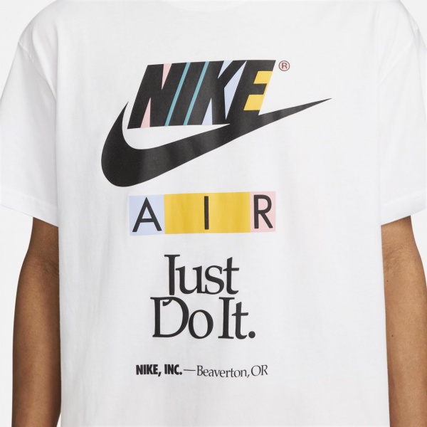 Футболка Nike M NSW TEE M90 NEW DNA HBR FB9778-100 р.S белый