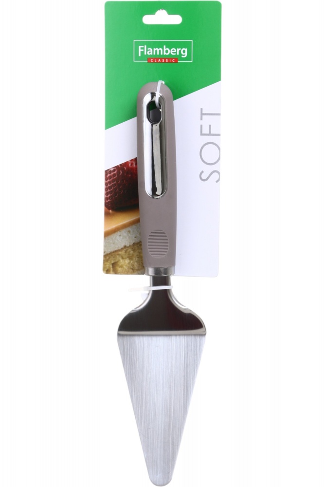 Лопатка для торта Flamberg Soft серый/мокко