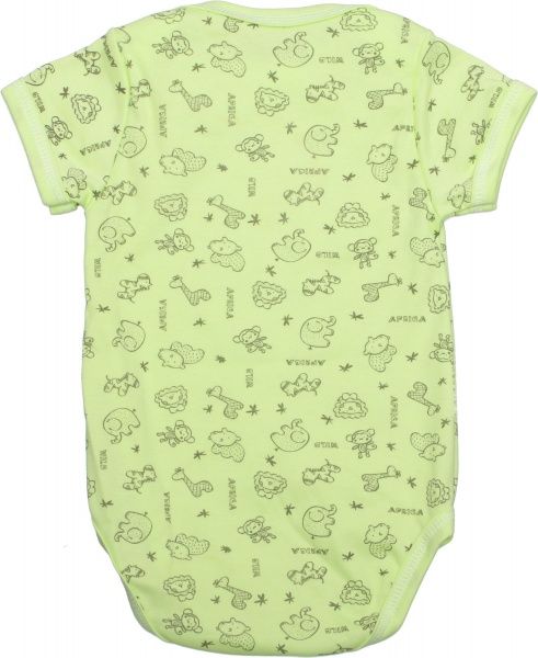 Боди детское Domtex Африка р.80 салатовый 155701 