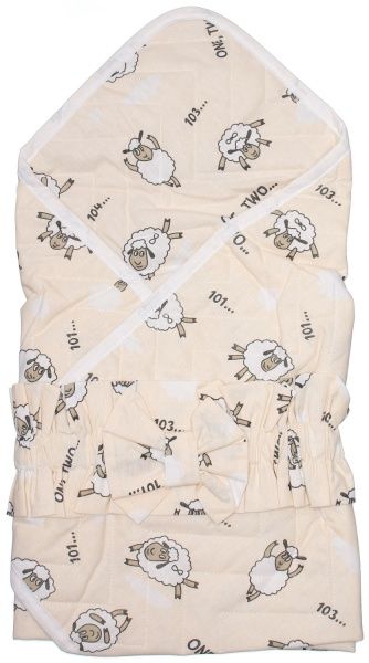 Конверт для новорожденных Ягнята Home Line демисезон бежевый 155980 