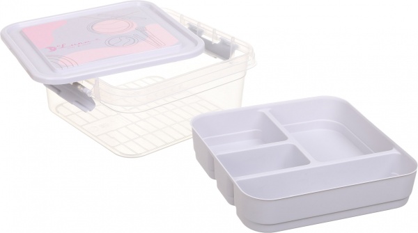 Органайзер для косметики Luna Simple 25х26х11 см фиолетовый 