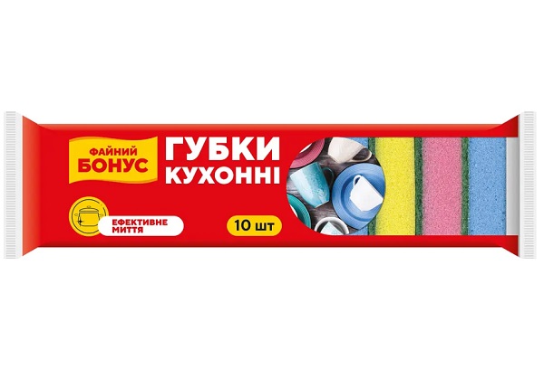 Губка Бонус 10 шт.
