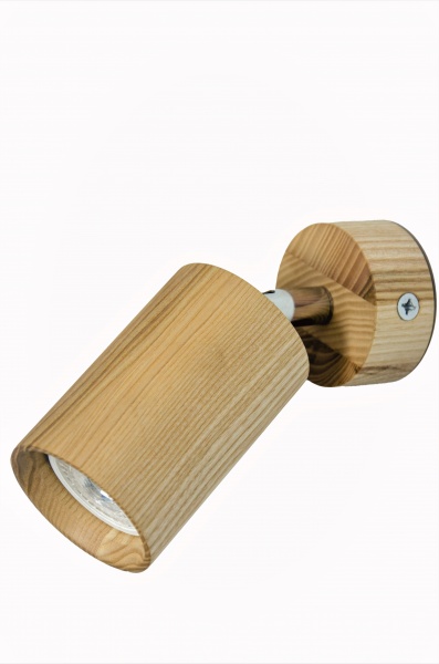 Спот Iterna 1xGU10 дерево светлое LW069 