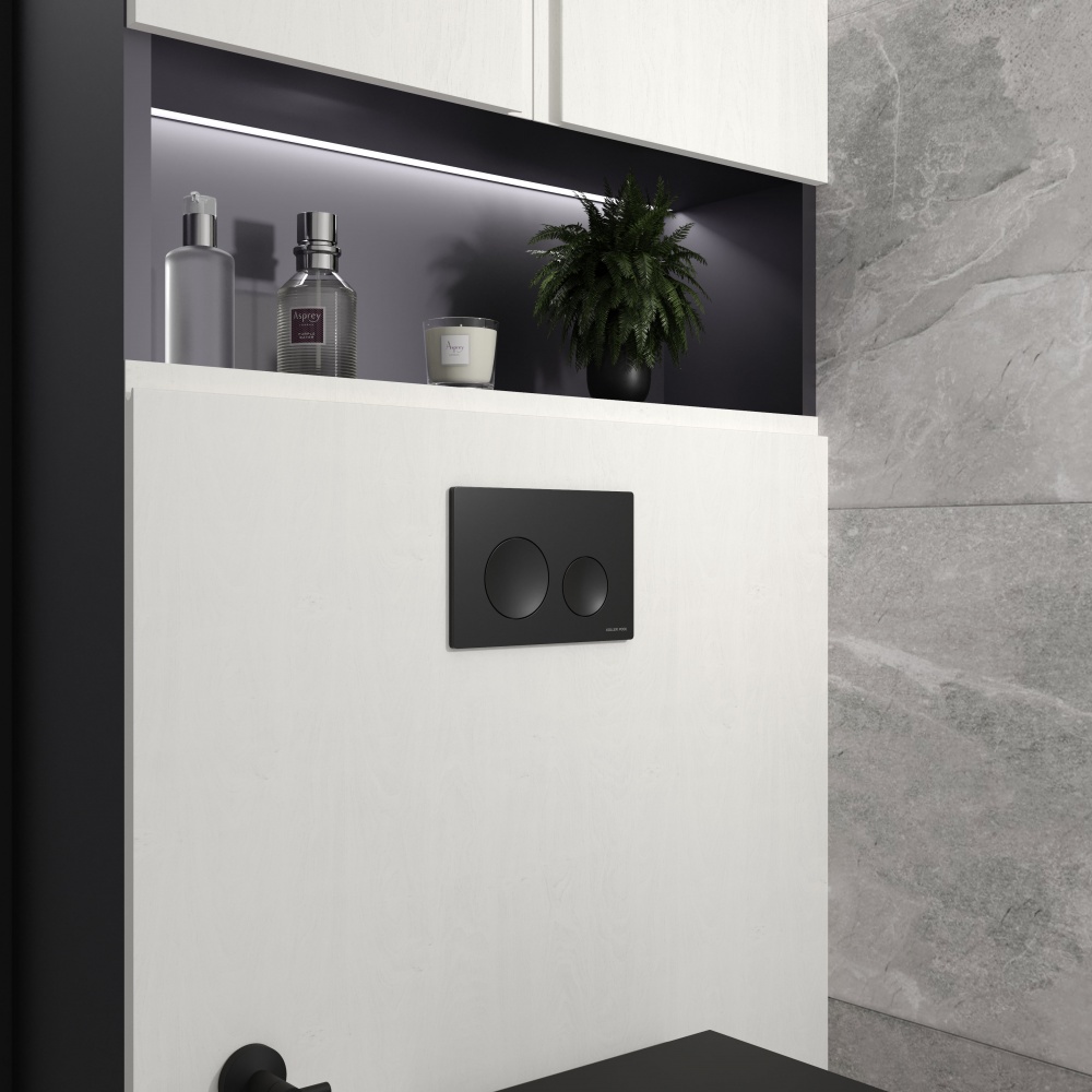 Клавиша смыва Koller Pool Round Pro New черный