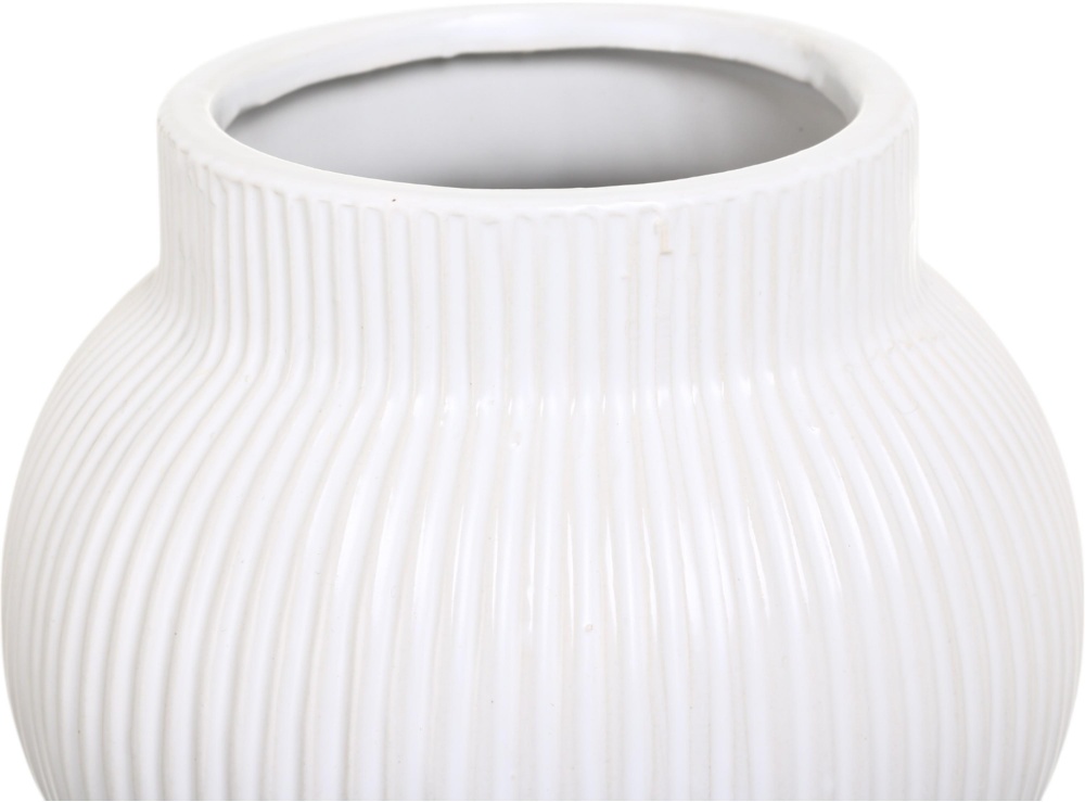 Ваза керамічна Sensio Mambo 25,5 см біла PS33431