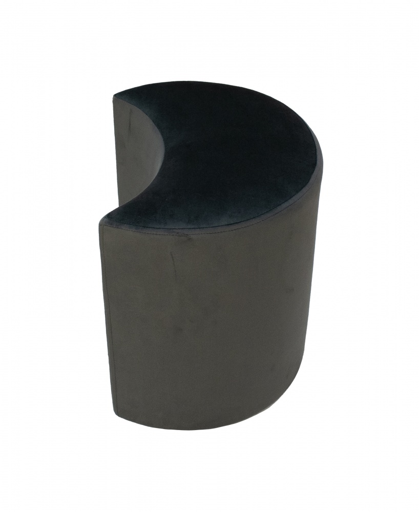 Пуф Примтекс Плюс MOON HL-95 400х400 мм серый