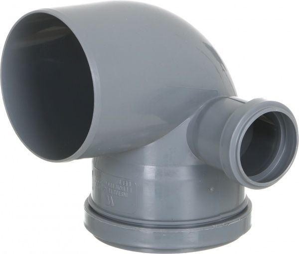 Колено Инсталпласт 110х50х90 L