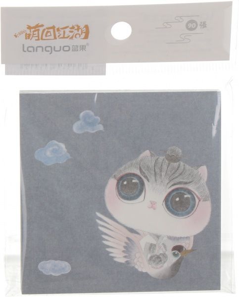 Папір для нотаток Великі оченята сірі