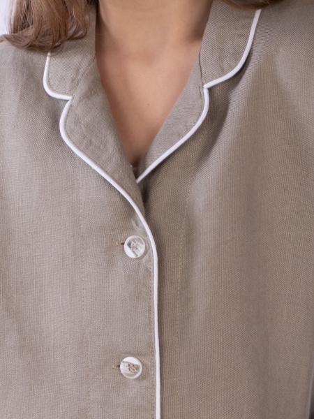 Пижама для девочек Эдельвика р.140 бежевый 374-22/00 