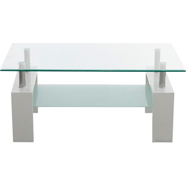 Стіл журнальний Diana Intro білий лак 1000x600x450 мм