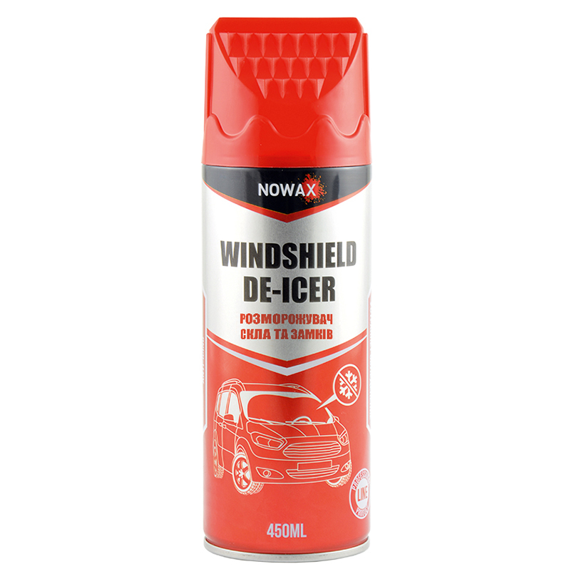 Розморожувач замків і скла Nowax Windshield De-Icer NX45019 450 мл — фото 1
