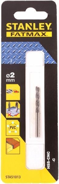 Сверло по металлу Stanley 24x49 мм 2 мм STA51013