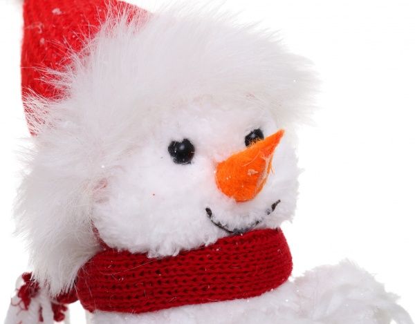 Декорація новорічна Сніговик на санках 25 см EPI-F90168 